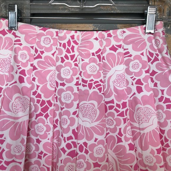 Lilly Pulitzer Girl's White Label Pleated Skirt 10 - Picture 2 of 10